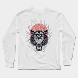 Tiger in the Bamboo forest Long Sleeve T-Shirt